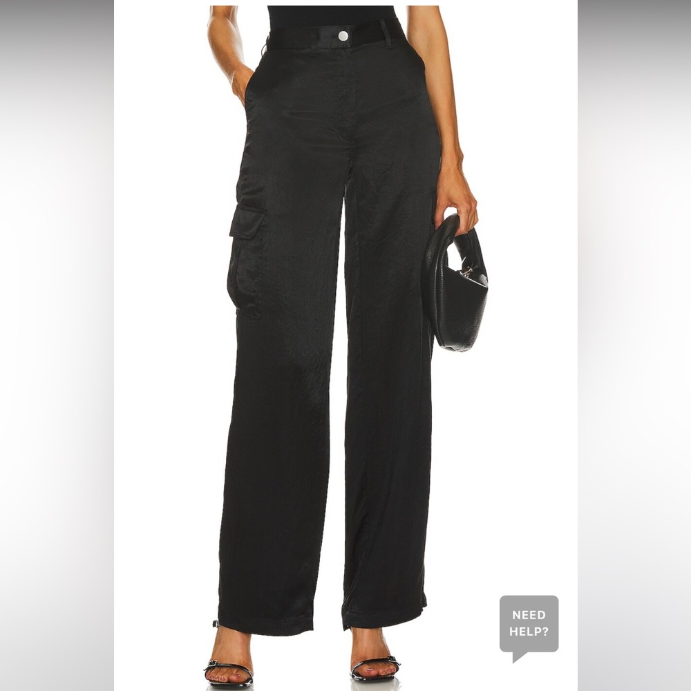 NWT Theory Cargo Pant in Black acetate